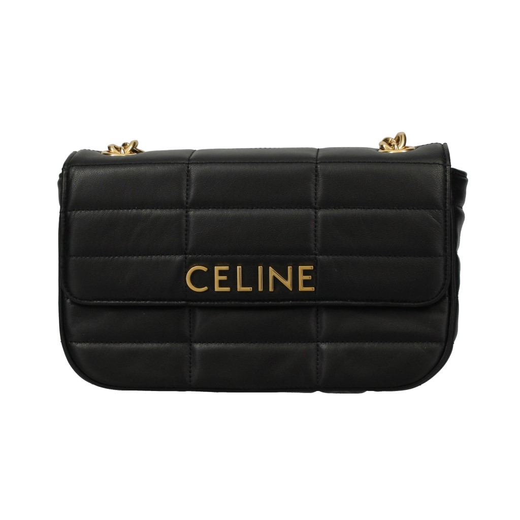 セリーヌ ミディアム アポリーヌ 11496 3FK6 38NO ブラック Celine Medium Appoline Trio Bag 114963FK6.38NO 3616900426177
