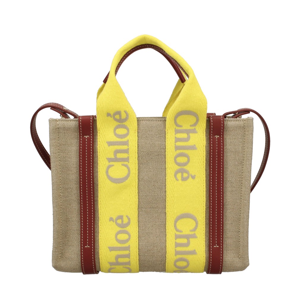 クロエ Chloe ショルダーバッグ レディース ウッディ ロゴ イエロー CHC23US397 K37 9V0|GINZA LoveLove(銀座ラブラブ)