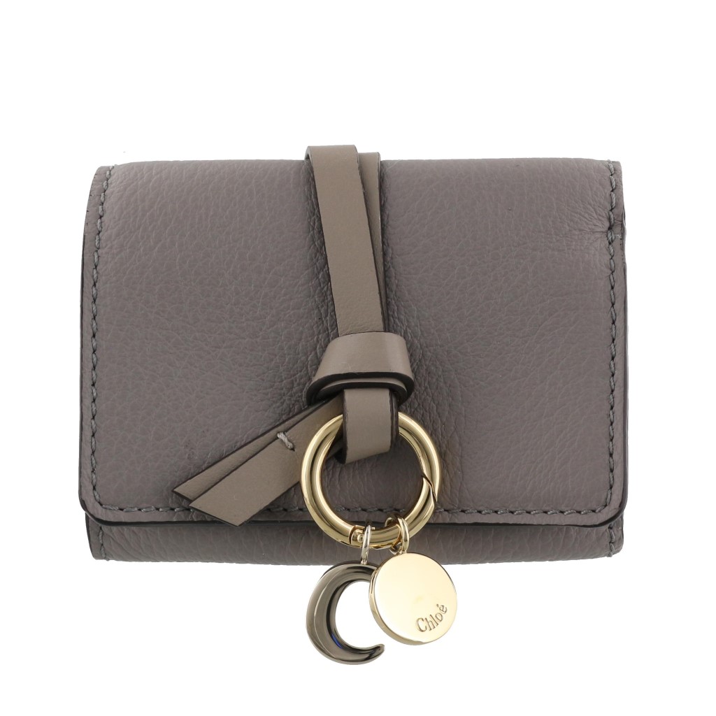 クロエ Chloe 三つ折り紙入れ ミニ紙入れ レディース 薄墨色 CHC21WP946 F57 053 CASHMERE GREY