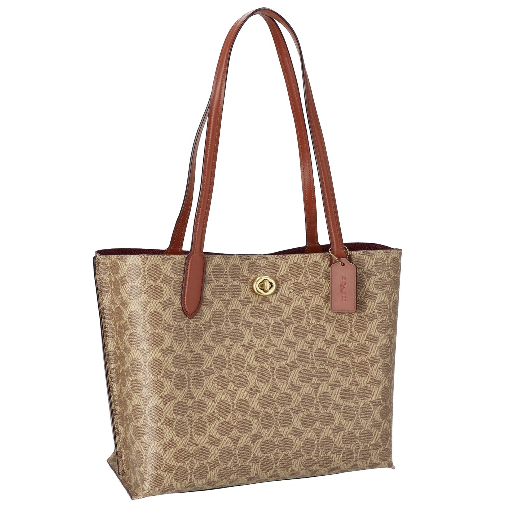 コーチ アウトレット COACH トートバッグ レディース シグネチャー タン/ラスト C0693 B4NQ4