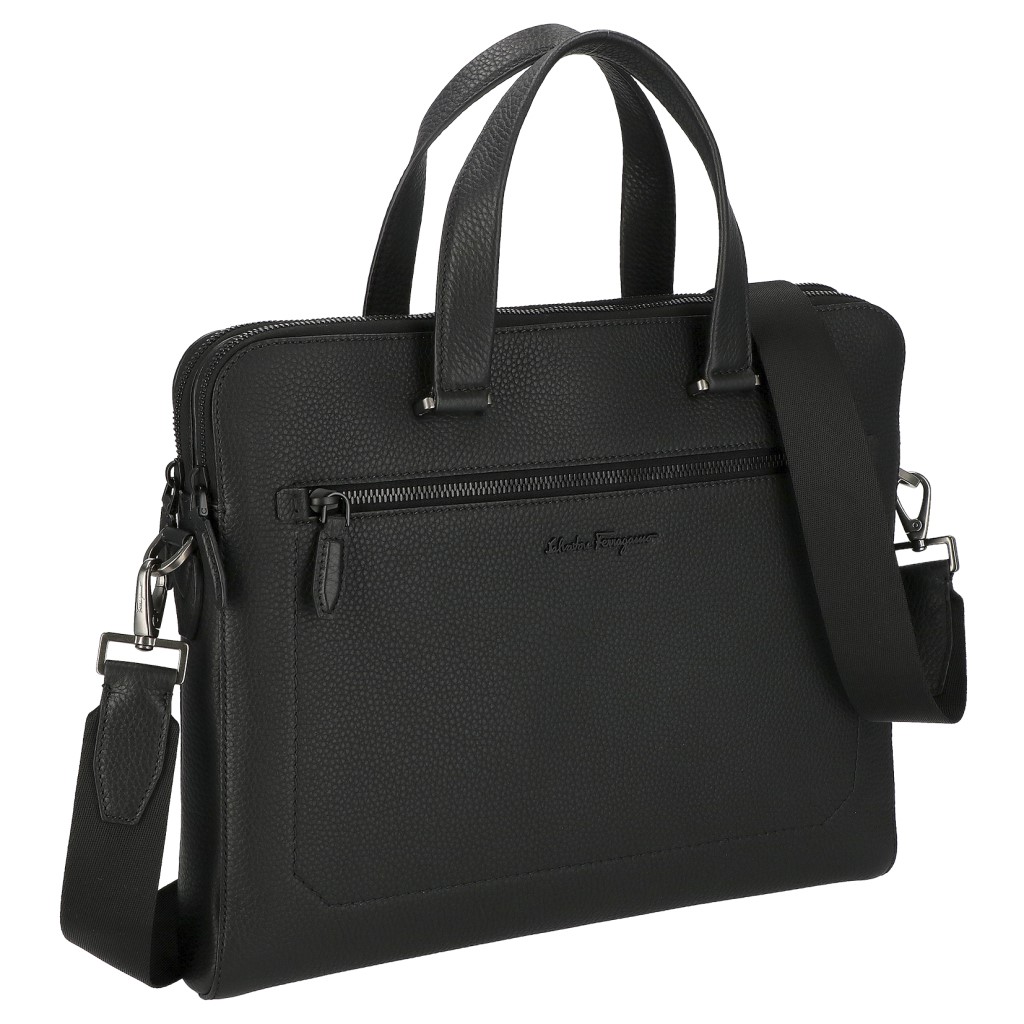 【P5倍 6/4 20時～6/7 24時】フェラガモ Ferragamo 商行為御徒面子 メンズ 黒いこと 240133 NER