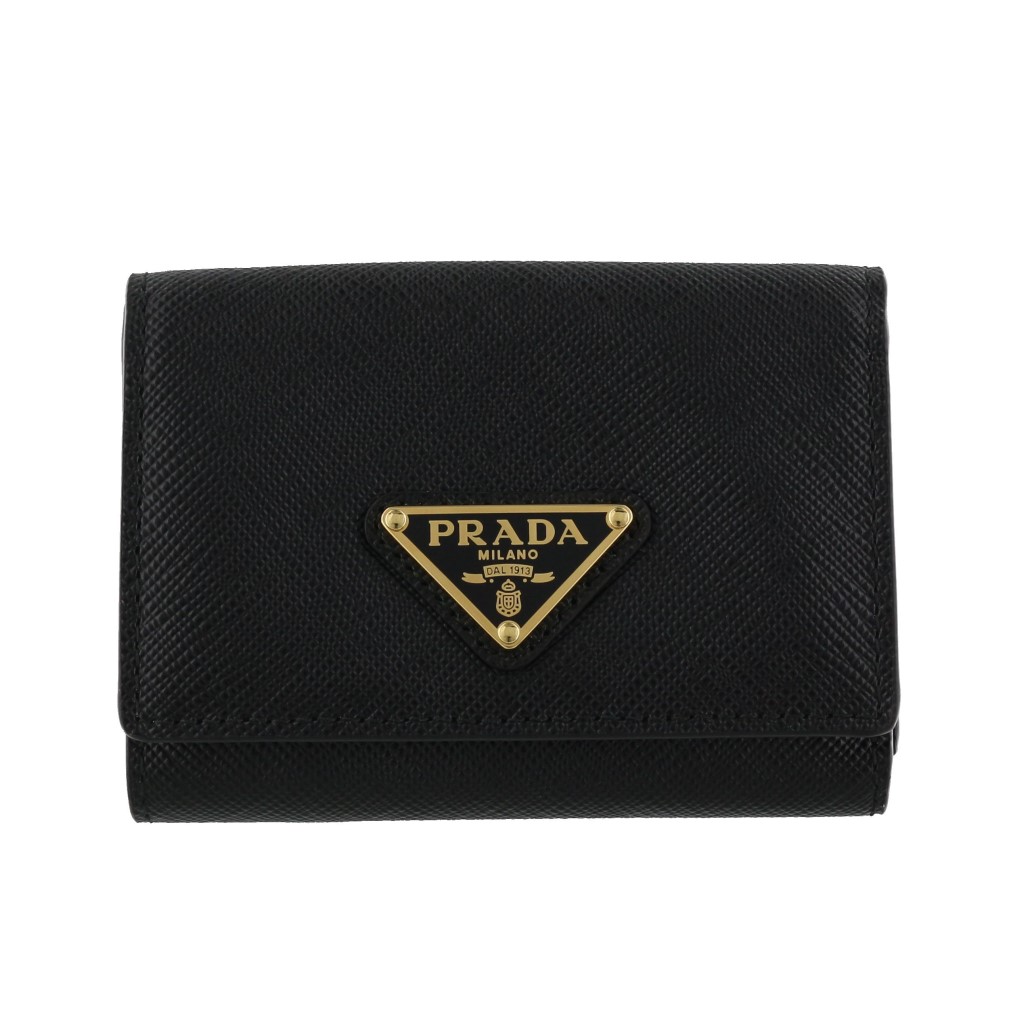 楽天市場】プラダ PRADA 三つ折り財布 ミニ財布 レディース
