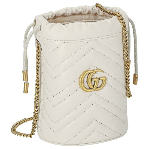 グッチ ショルダーバッグ レディース GGマーモント 白いこと GUCCI 575163 DTDRT 9022