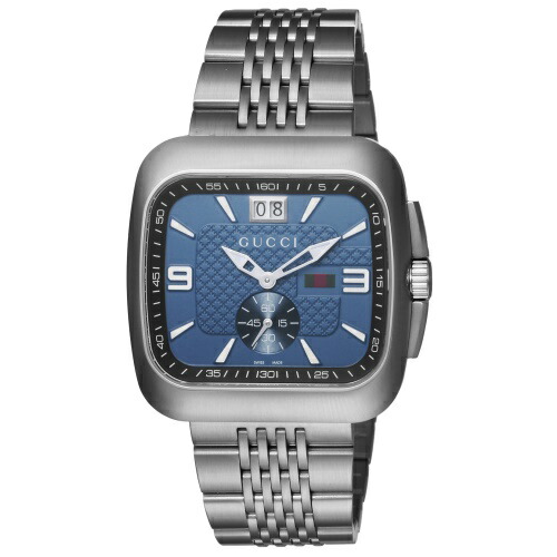 【P5倍 6/10 0時～6/11 2時】グッチ ウオッチ メンズ 青み グッチクーペ GUCCI YA131318