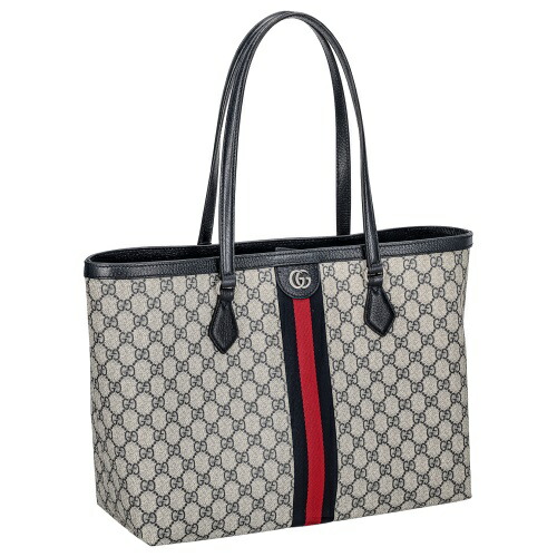 GUCCI ホワイトトート Gucci GGパターン トートバッグ ベージュ/ホワイト