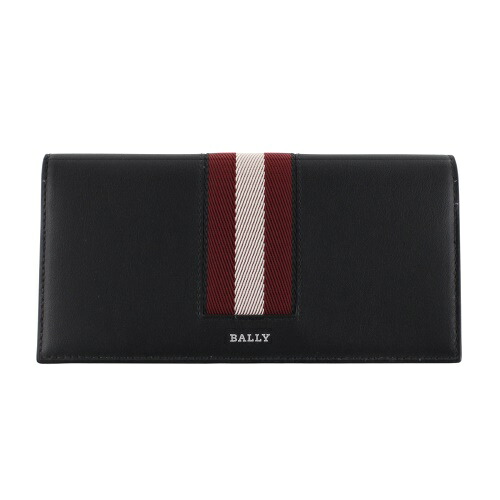 バリー 長財布 メンズ BALEN バレン BALLY 6302794 ブラック レッド|GINZA LoveLove(銀座ラブラブ)