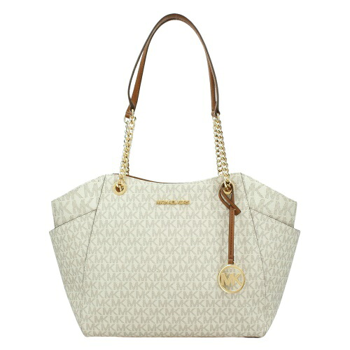 【P10倍 6/4 20時～6/7 24時】マイケル授業計画 トートバッグ レディース 白いこと MICHAEL KORS 35S4GTVT3B VANILLA