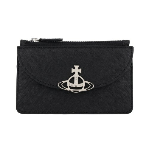 Vivienne Westwood★ブラック SAFFIANO ハートカードケース Vivienne Westwood☆関税込 SAFFIANO ハート カードケース
