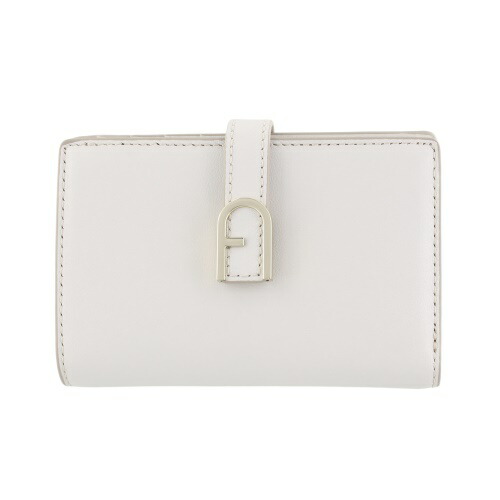 フルラ 二つ折り紙入れ 紙入れ レディース FLOW 流れ 白いこと FURLA WP00401 BX2045 1704S MARSHMALLOW