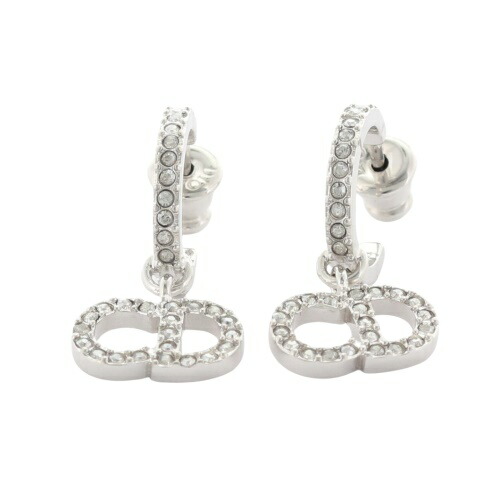Dior クリスチャンディオールシルバーピアス Christian Dior - 定番人気商品 Diorピアス シルバー の通販 by