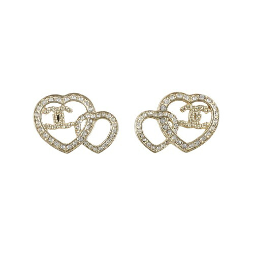 【控えめなのに印象的♡】CHANEL ピアス ブラックでシックな美しさ◎【CHANEL】ピアス