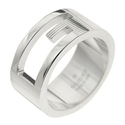 楽天市場】グッチ ブランデッドGリング シルバー925 6号/8号/10号/12号