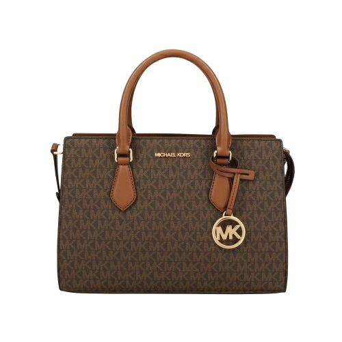 マイケルコース ショルダーバッグ レディース シーラ ミディアム ロゴ サッチェル ブラウン MICHAEL KORS 35S3G6HS2B BROWN｜GINZA LoveLove（銀座ラブラブ）