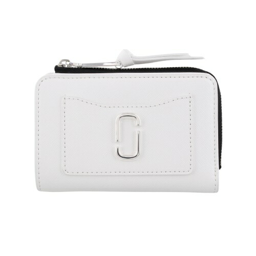 マークジェイコブス 二つ折り財布 レディース ザ DTM ユーティリティ スナップショット ホワイト Marc Jacobs 2F3SMP050S07 100 WHITE
