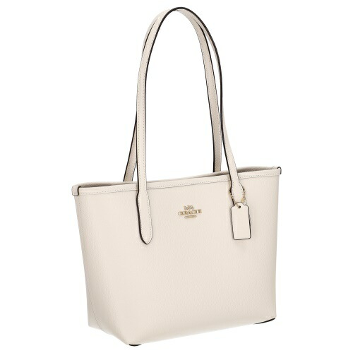コーチ職 逃げ道 トートバッグ レディース なめし革 シティー スモール トート 白いこと COACH OUTLET CT859 IMCHK 車輪止め