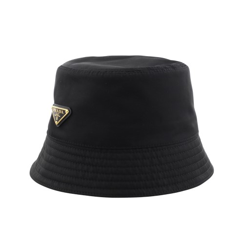 【PRADA】lady's ベレー帽 ファーストアングル triangleロゴ PRADA】lady's ベレー帽 ファーストアングル triangleロゴ