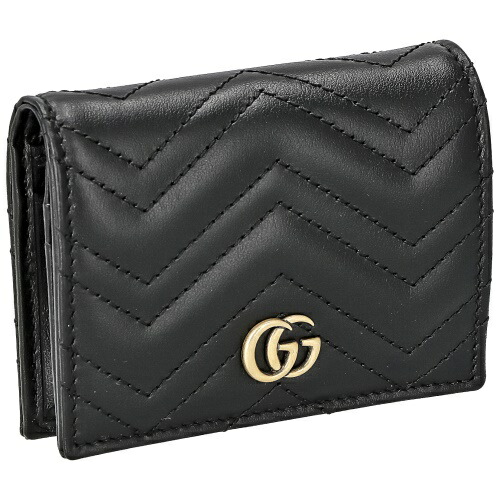 グッチ　財布　二つ折り　GUCCI　456126　GGマーモント　ブラック Amazon | [グッチ] Petite Marmont 二つ折り財布 456126 CAO0G
