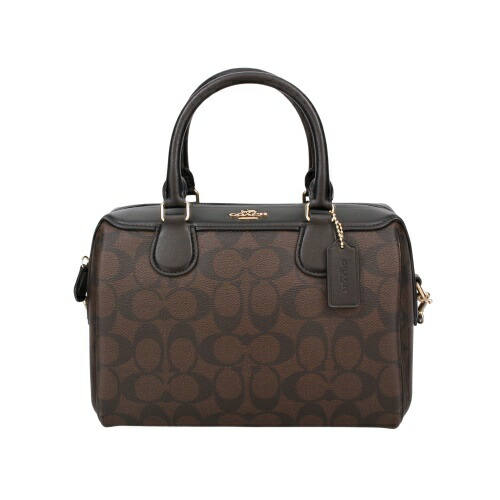 超美品　coach サッチェルバッグ　PVCハンドバッグ　ブラウン　F27584 超美品 coach サッチェルバッグ PVCハンドバッグ ブラウン
