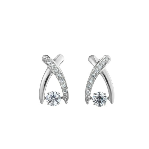 Crossfor New York クロスフォー ニューヨーク NYE-120 Dancing Stone ピアス｜GINZA LoveLove（銀座ラブラブ）