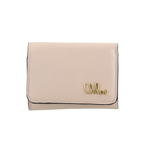 クロエ 三つ折り紙入れ レディース CHLOE ICONIC MINI TRIFOLD さくら色 CHLOE CH25SP487 O16 6J5 CEMENT PINK