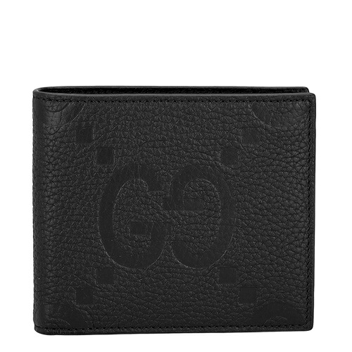 グッチ 二つ折り紙入れ メンズ ジャンボGG コインウォレット 黒いこと GUCCI 739479 AABY0 1000