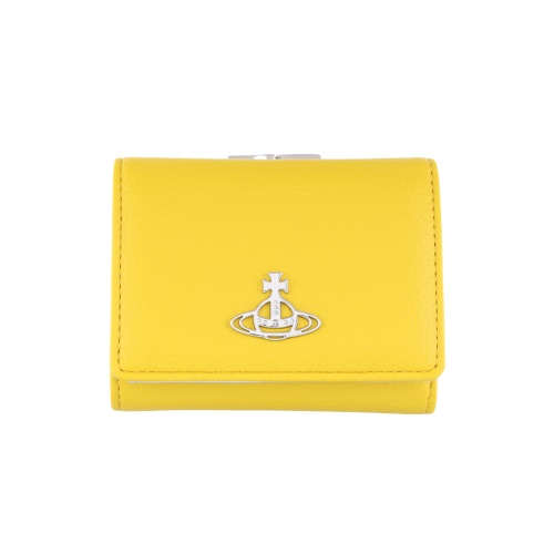 ヴィヴィアンウエストウッド 三つ折り紙入れ レディース 黄色 Vivienne Westwood 51010018 S000D E406 YELLOW