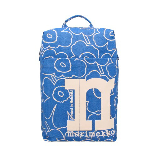 マリメッコ リュックサック バックパック レディース MONO BACKPACK PIIRTO UNIKKO ブルー marimekko 094148 580 Blue/Off White｜GINZA LoveLove（銀座ラブラブ）