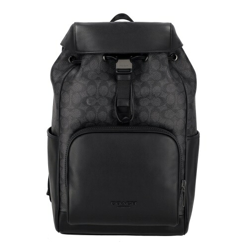COACH コーチ ブラック リュック バックパック F68993 レザー COACH F68993 Houston Small Backpack ヒューストン スモール バック