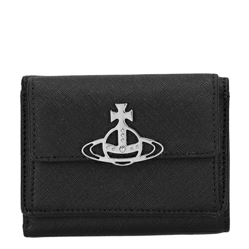 【P5倍 6/4 20時～6/7 24時】ヴィヴィアンウエストウッド 三つ折り札入れ レディース 黒いこと Vivienne Westwood 5115002UW L001N N401 BLACK