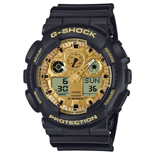 カシオ ウオッチ メンズ Gぼうぜん自失 G-SHOCK GA-100GGB-1A9JF CASIO
