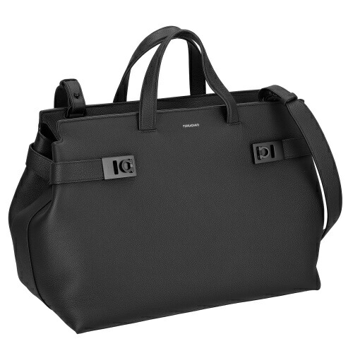 フェラガモ　黒レザートートバッグ FERRAGAMO サルヴァトーレ フェラガモ Salvatore Ferragamo