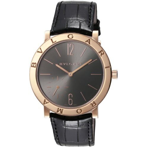 BVLGARI 手巻き時計 ステンレススチール 黒文字盤 楽天市場】ブルガリ（駆動方式（腕時計）手巻き）（メンズ腕時計