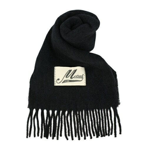 楽天市場】マルニ マフラー ロゴ刺繍入り レディース 大人も可