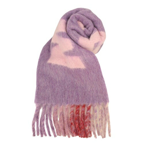 楽天市場】マルニ マフラー チェック柄 ロゴ ピンク レディース MARNI