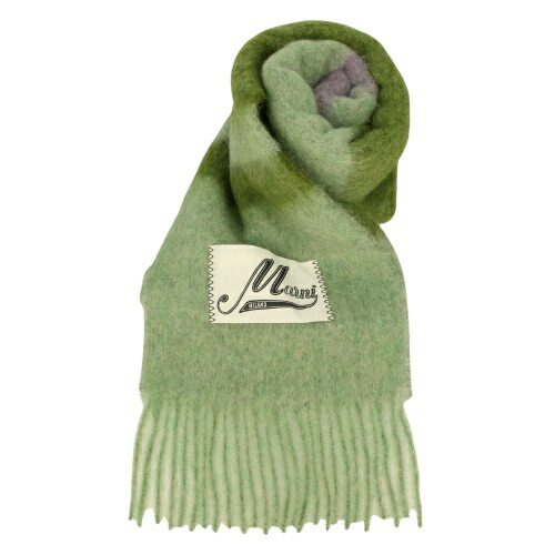 楽天市場】マルニ MARNI マフラー スカーフ グリーン レディース