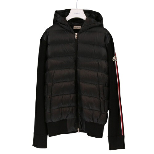 モンクレール カーディガン ブルゾン ニット ダウン アウター メンズ CARDIGAN TRICOT ブラック MONCLER I2 091 9B000 08 M1131 999 BLACK サイズXL｜GINZA LoveLove（銀座ラブラブ）