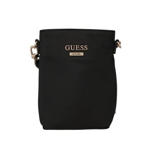 ゲス ショルダーバッグ レディース FOLLIE LARGE CHIT CHAT 黒いこと GUESS NN9676016 BLACK