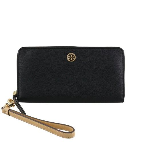 トリーバーチ 長札入れ レディース ROBINSON ZIP CONTINENTAL 黒いこと TORY BURCH 164998 001 BLACK バッグ・小物・ブランド雑貨-レディース財布-財布・ケース