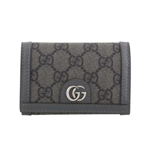 【P3倍 6/4 20時～6/7 24時】グッチ 歌留多容れもの 名刺入れ メンズ オフィディア 薄墨色 GUCCI 763286 UULBN 1244