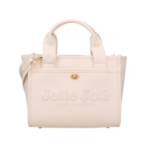 ジョリージョリ ハンドバック レディース 白いこと Jolie Joli JJ-2024121VL-050 IVORY