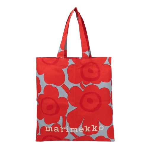 マリメッコ トートバッグ レディース 赤いこと marimekko 95321 537 Red/Light Blue/Dark Red