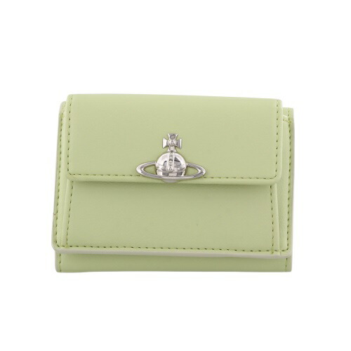 ヴィヴィアンウエストウッド 三つ折り札入れ レディース 緑であること Vivienne Westwood 5115002TW S0026 M404 PASTEL GREEN