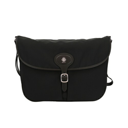 バリー ショルダーバッグ メンズ B LIGHT MESSENGER 黒いこと BALLY 6311359 MAS02Y NY328 U901P BLACK+PALLADIO