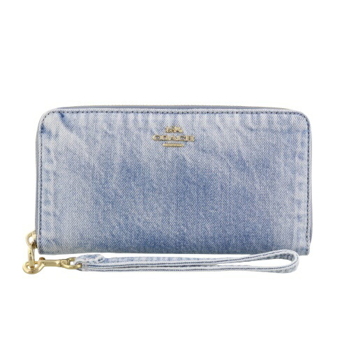 コーチ職 逃げ口 長紙入れ レディース 青み COACH OUTLET CEC21 IMNIM ジーンズ