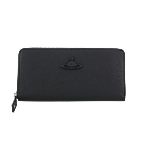 ヴィヴィアンウエストウッド 長紙入れ レディース RUBBER 3D ORB 黒いこと Vivienne Westwood 5106005QW L00DW N401 BLACK
