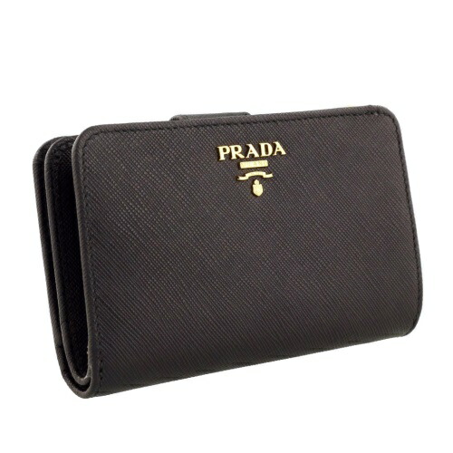 【楽天市場】PRADA プラダ 二つ折り財布 レディース ブラック 1ML225 QWA F0002 NERO：GINZA LoveLove