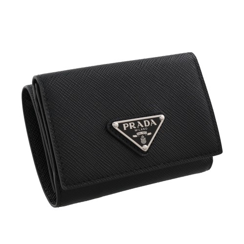 PRADA/三つ折財布/ネロ | eclipseseal.com