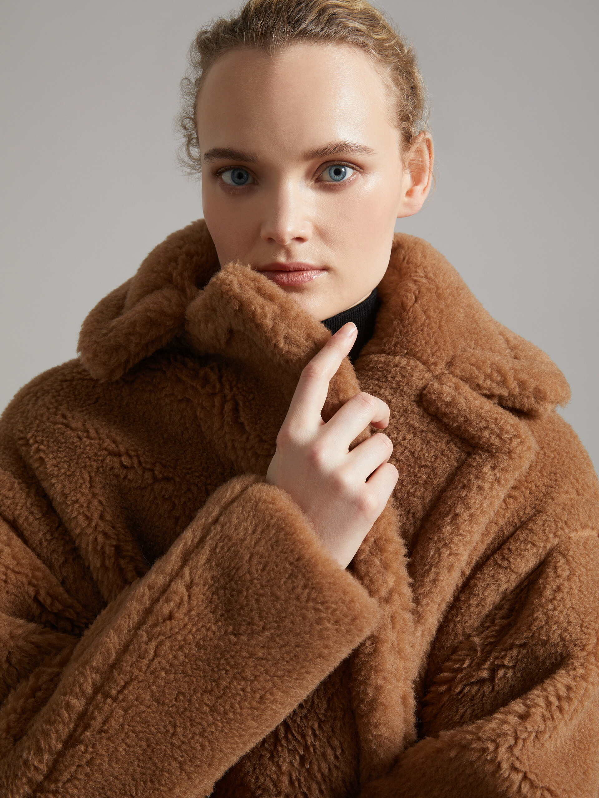 MaxMara テディ　サンド マックスマーラ Max Mara MAX MARA テディジャケット OLGA テディベア