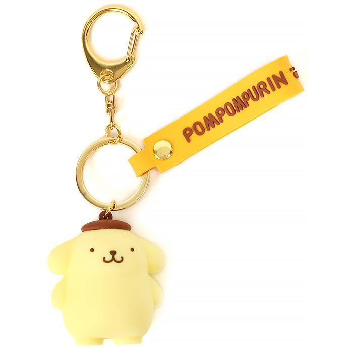 ポムポムプリン　ぬいぐるみ　サンリオ　ネックストラップ　平成レトロ ポムポムプリン ぬいぐるみストラップ（ミラクルギフトパレード