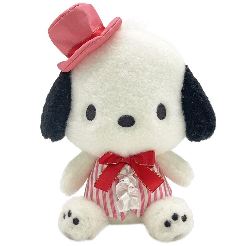 新品未開封　サンリオ　ポチャッコ　ストライプ衣装ぬいぐるみ sanrio ポチャッコ ぬいどりドールS(ぴたっとふれんず